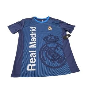 *Officially Licensed* Men's Size XL - Real Madrid Game Day T-Shirt Navy Blue